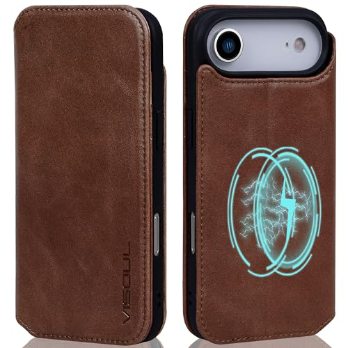 VISOUL iPhone Air �б� ������ ��Ģ�� �ܳ� �����ե��� ���� ��Ģ�������� MagSafe�б� ���ޥۥ����� �쥶�� �����ɼ�Ǽ ���ӥ��С�...