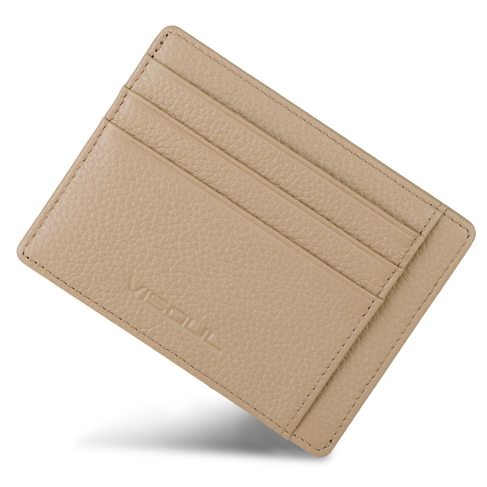 [VISOUL] カード入れ ファスナーポケット クレジットカードケース 本革 カードケースレザー カード入れ..