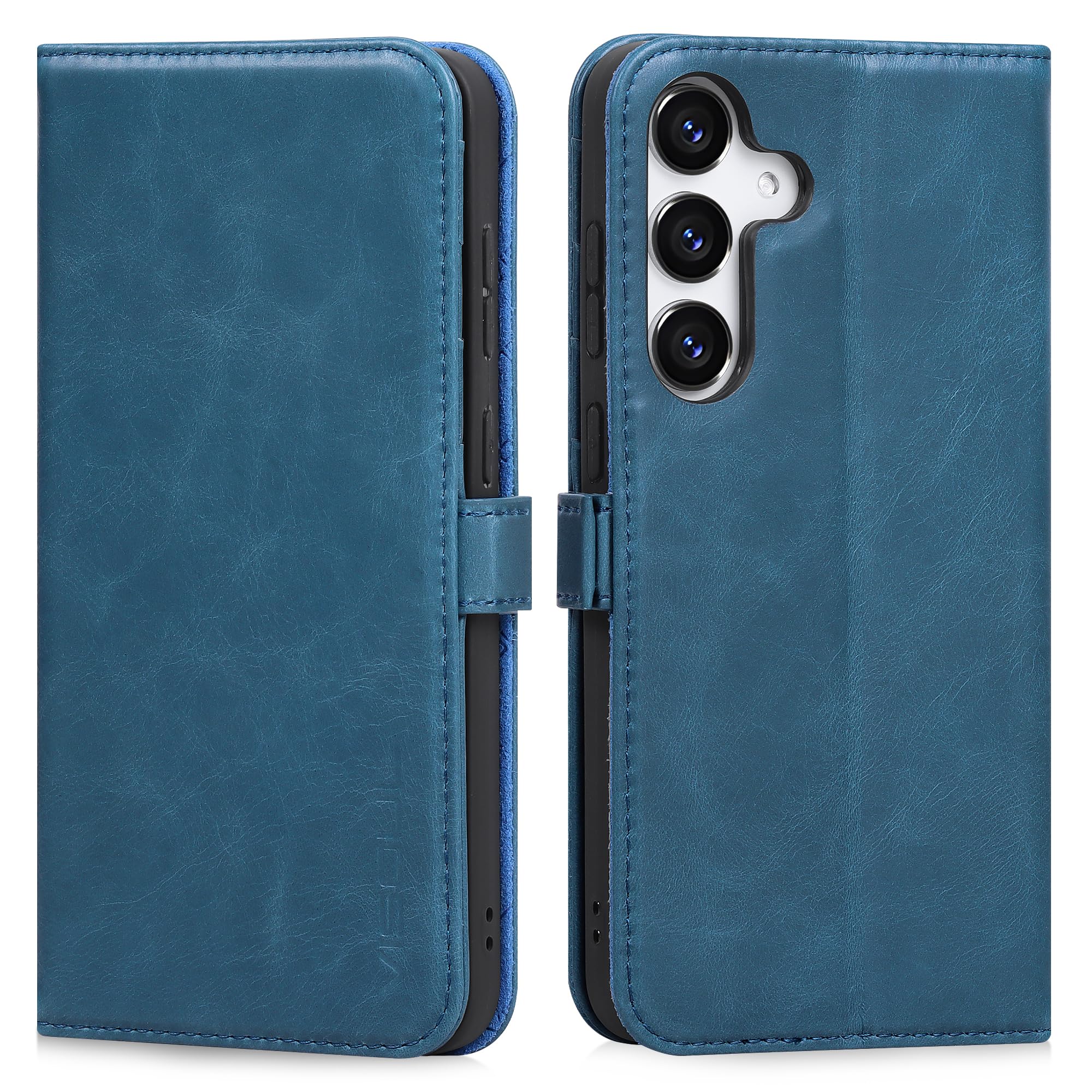 Rakuten - VISOUL Galaxy S25 Plus 対応 ケース 手帳型 本革 Samsung ギャラクシー S25 プラス スマホケース サイドグネット式 サムスン レザーケース 折りたたみ携帯ケース カード収納 耐衝撃 スタンド機能付き 携帯カバー S25