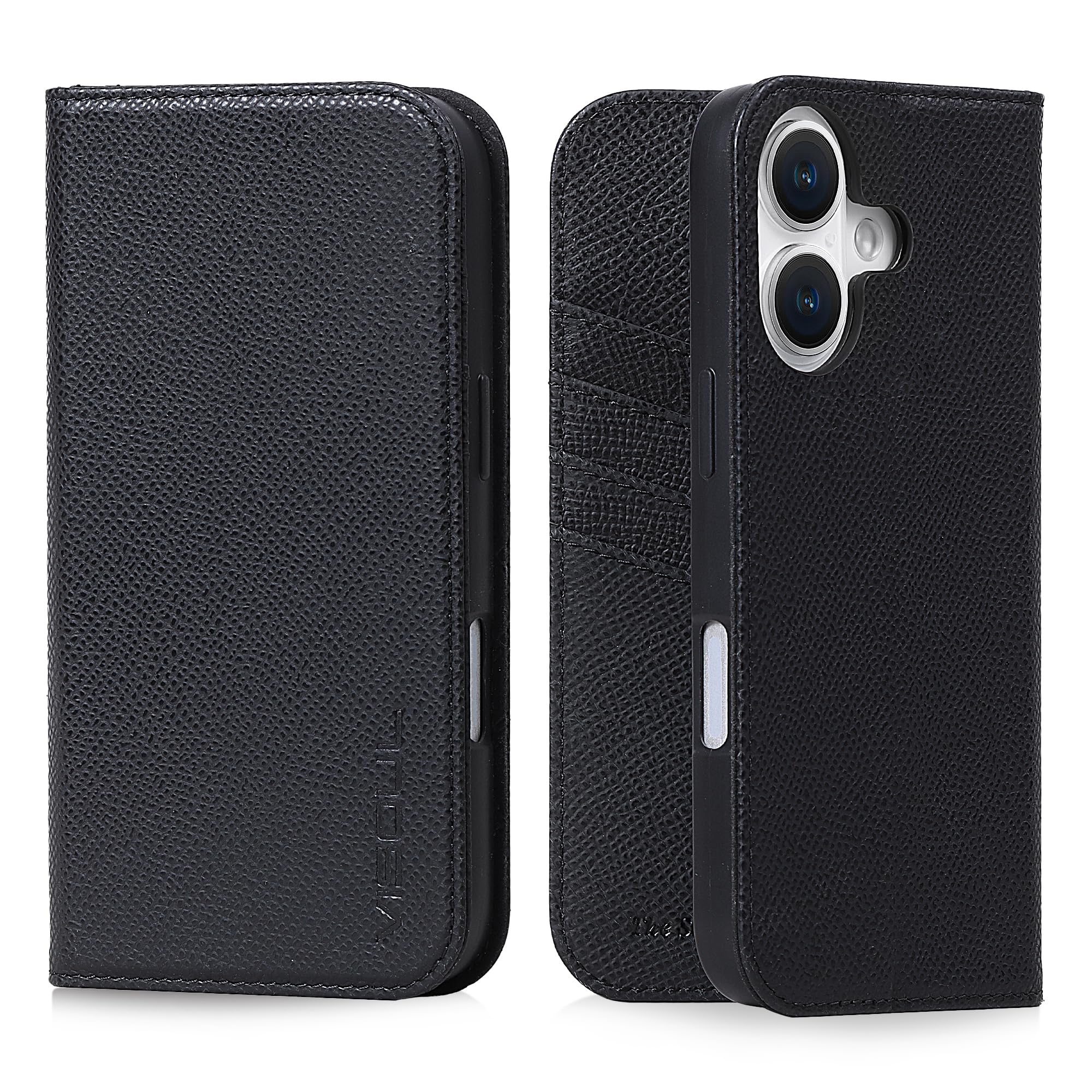 VISOUL iPhone16 Plus 対応ケース 手帳型 本革 スマホケース レザーケース 手帳型ケース アイフォン16 Plusケース カード収納 携帯ケー..