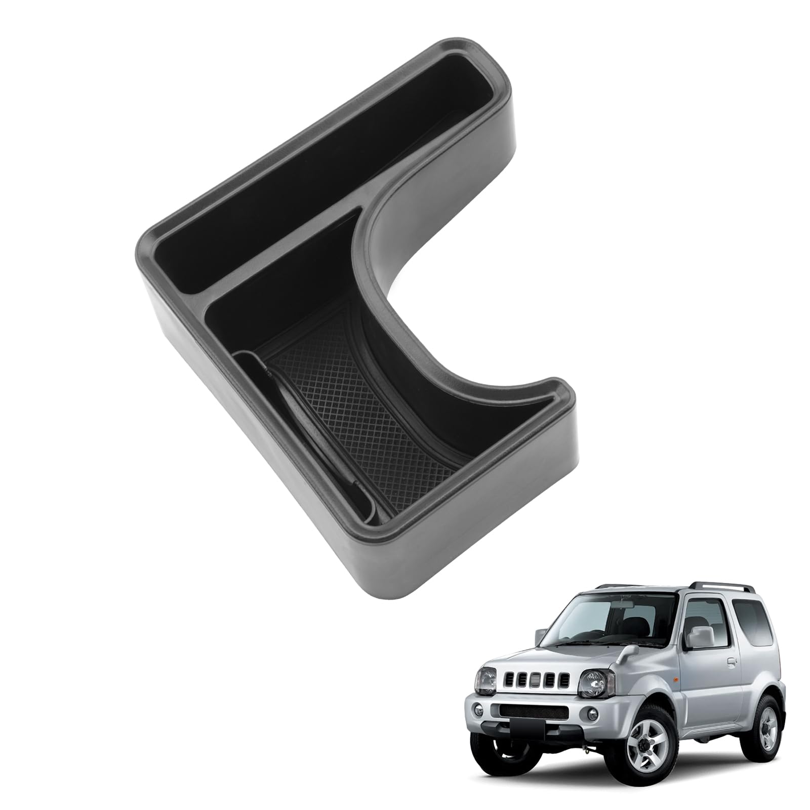 Rakuten - Coleya スズキ ジムニー JB23/JB33 AT専用 2004-2018 コンソールボックス コンソール収納トレイ センター収納ボックス ABS素材 滑り止め 収納便利 取付簡単 小物入れ カーアクセサリー