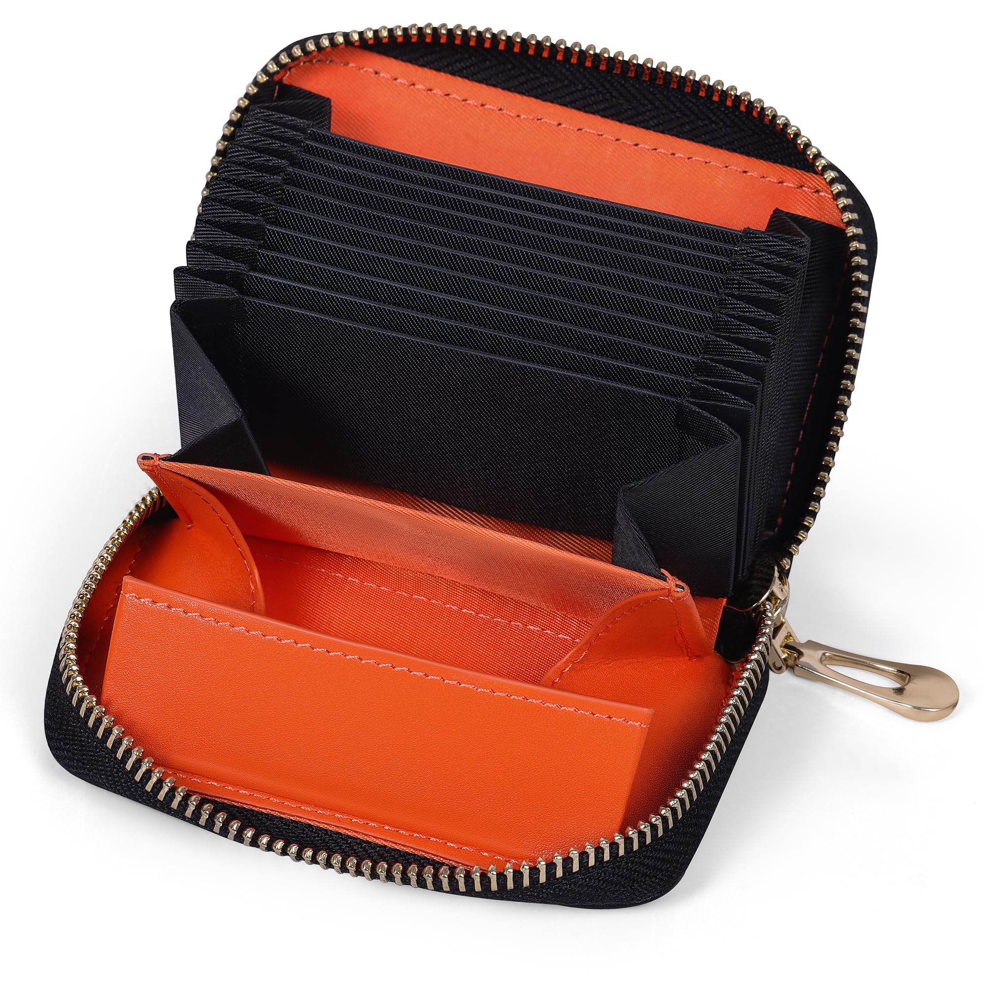 VISOUL クレジットカードケース 13枚収納 カード入れ カードケース 本革 小銭入れ RFID スキミング防止..