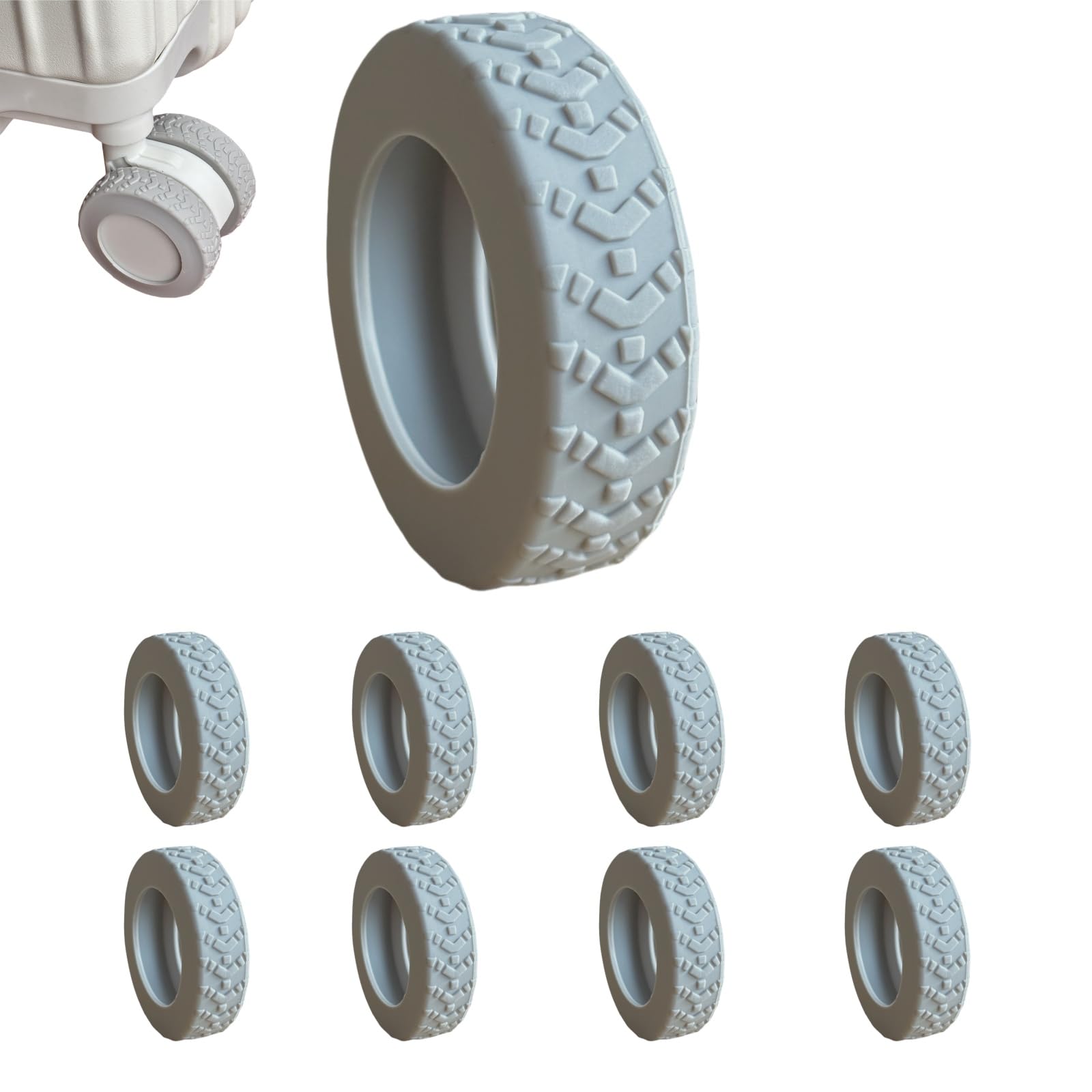 [Cosylive] キャスターカバー キャリーケース 車輪カバー スーツケース タイヤカバー 静音設計/騒音低..