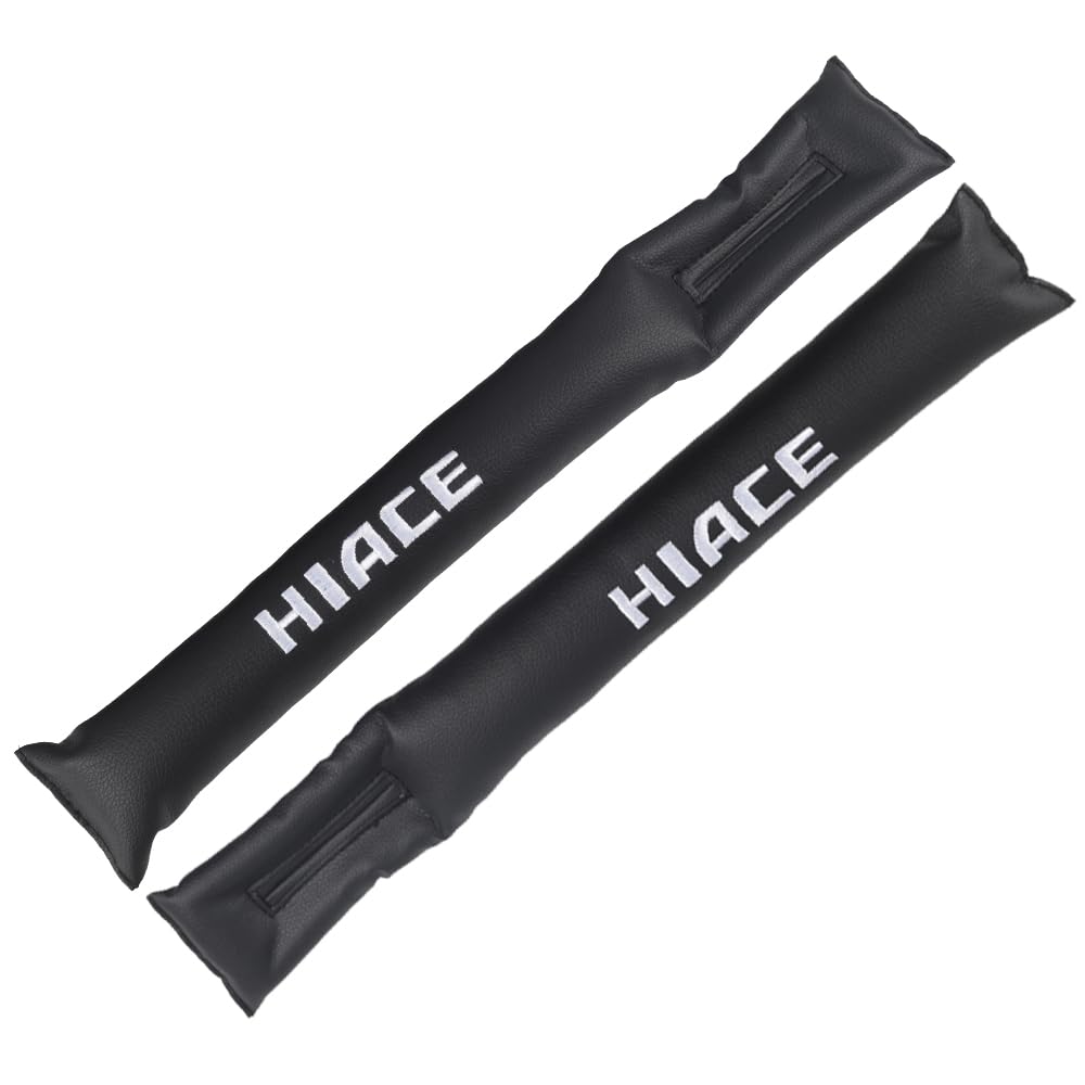 SAWAKAKI トヨタ ハイエース 200系 専用 シート隙間クッション シートサイド隙間埋め 小物落ち防止 便利グッズ 運転席 助手席 内装 ロゴ付き 2本セット