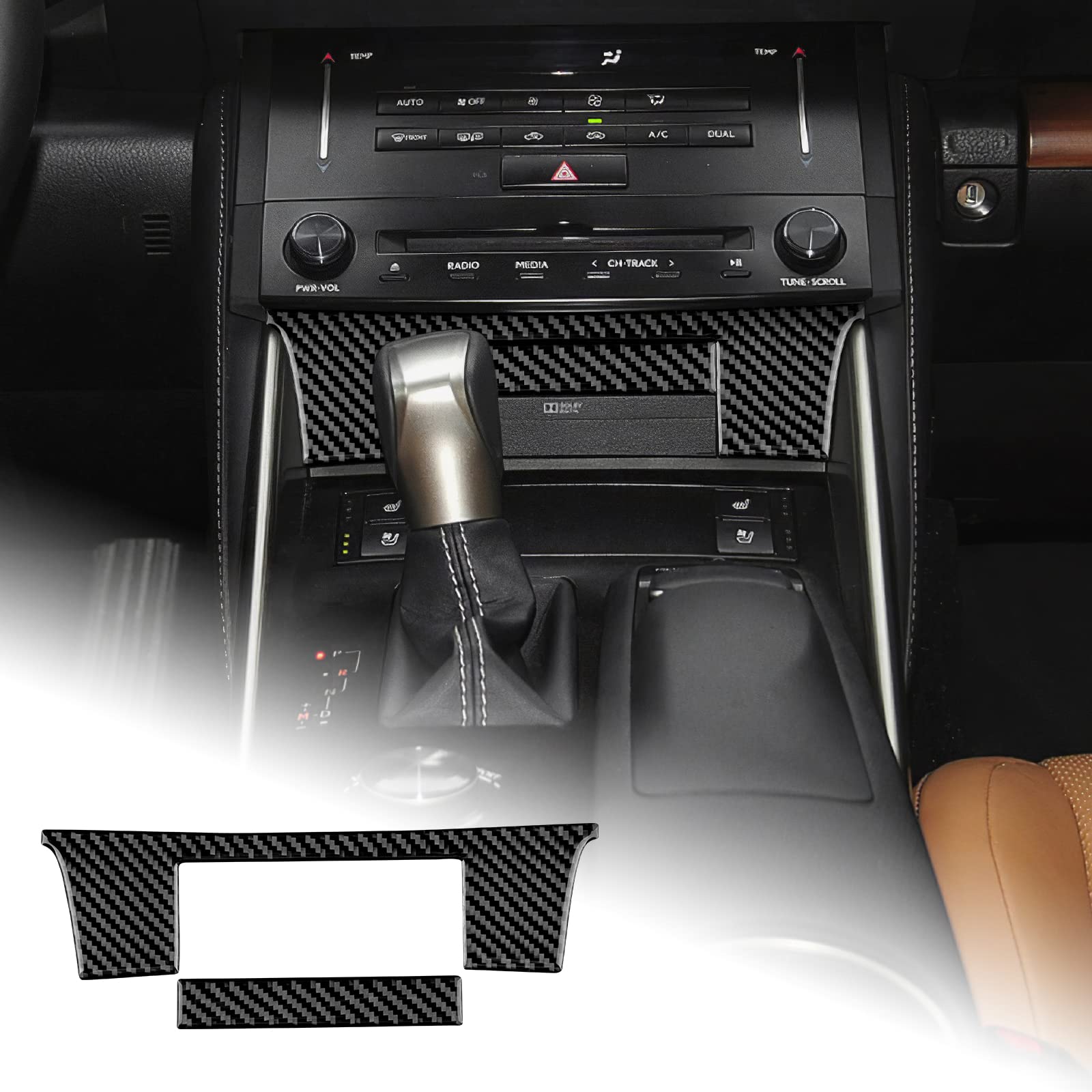 AIRSPEED �쥯���� RC300 RC300h RC350 RC200T 2015-2022���� ���������꡼ �ꥢ�륫���ܥ�ե����С��� ������Ǽ�ܥå�...