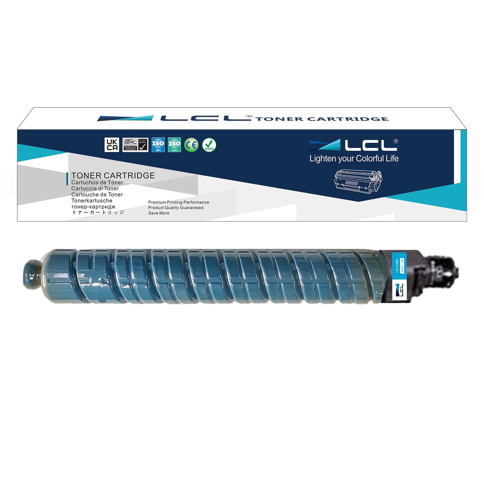 Rakuten - LCL RICOH用 リコー用 C1803 C 600287 (1パック シアン) 互換トナーカートリッジ 対応機種：RICOH MP C1803 MP C1803 SP RICOH MP C1803 SPF