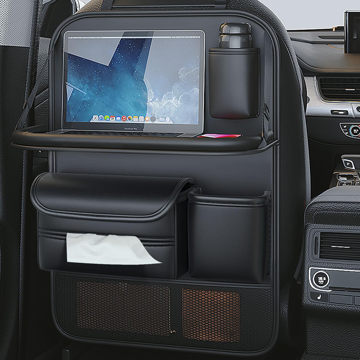 Hopeholic 車 テーブル 後部座席 【改良モデル】 車用シートバックポケット 後部座席収納 シートバック..