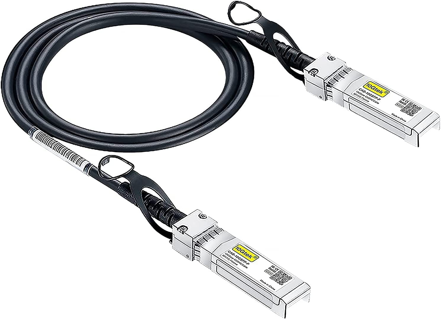 10Gtek 10G SFP+Cable 10GBASE-CU Twinax�����֥� Netgear XS508M��Netgear XS505M��HPE JD097C��H3C 5120/HP 5900�����å��Ǹߴ������ںѤ� 2m