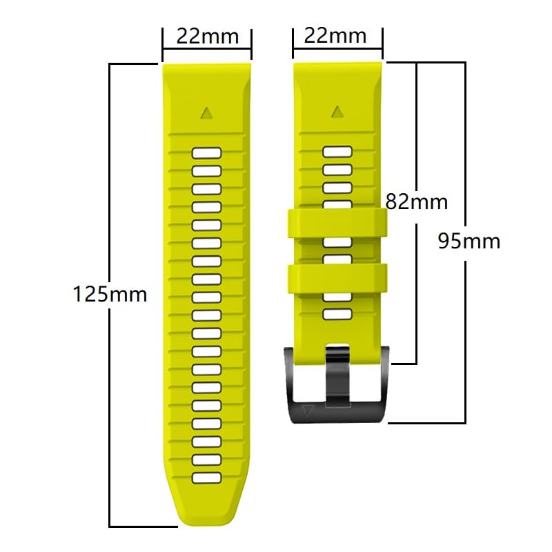  QuickFit 22mm バンド 交換用 for GARMIN(ガーミン) Fenix 7,対応Fenix 6,Fenix 6 Pro,Fenix 5,Fenix 5 Plus,Approach S60 S62,Forerunner 9