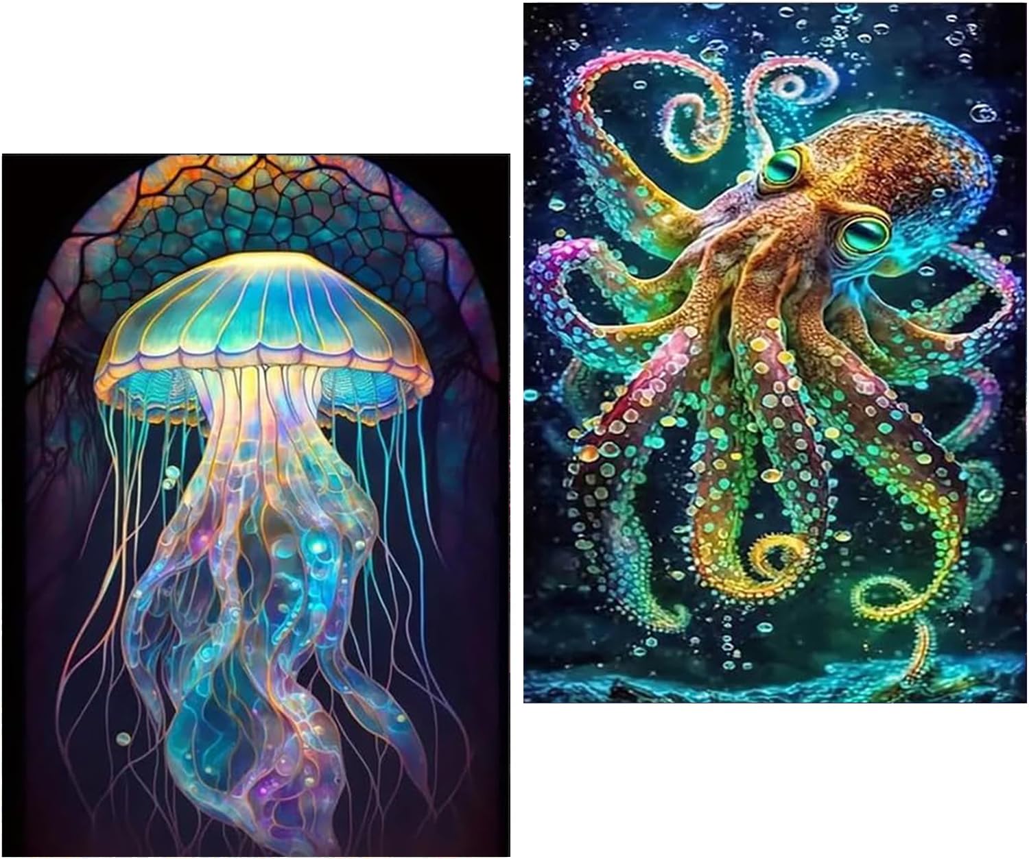 Amyaker ��������ɥ����� ���å� �ͳѤ��ӡ��� ���� 2�ĥ��å� ���������ɥӡ������襭�å� DIY ���골�� �⥶���������� 5D �⥶��������...