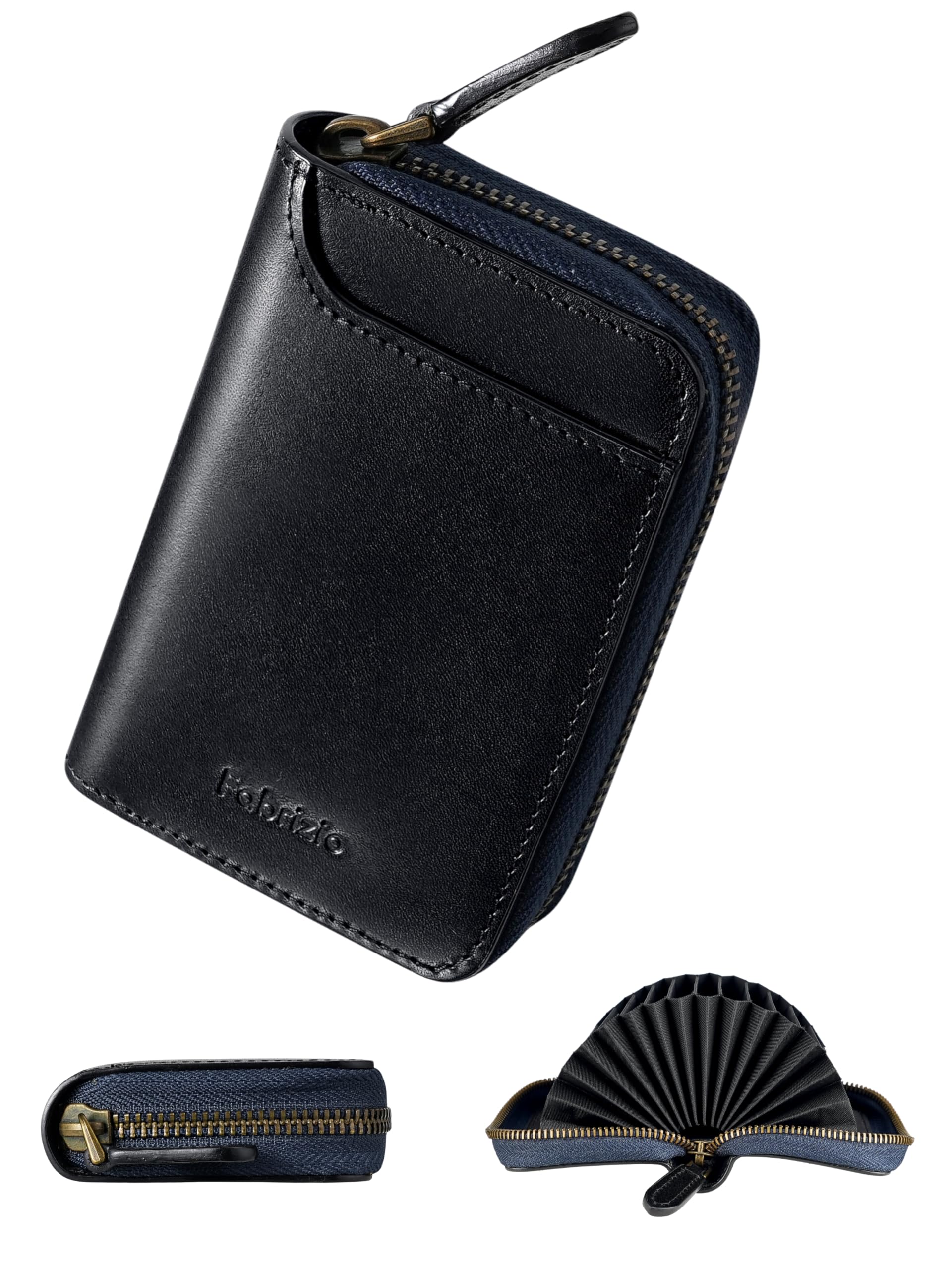 [ファブリツィオ] カードケース メンズ カード入れ クレジットカードケース ミニ財布 小銭入れ 大容量 ..