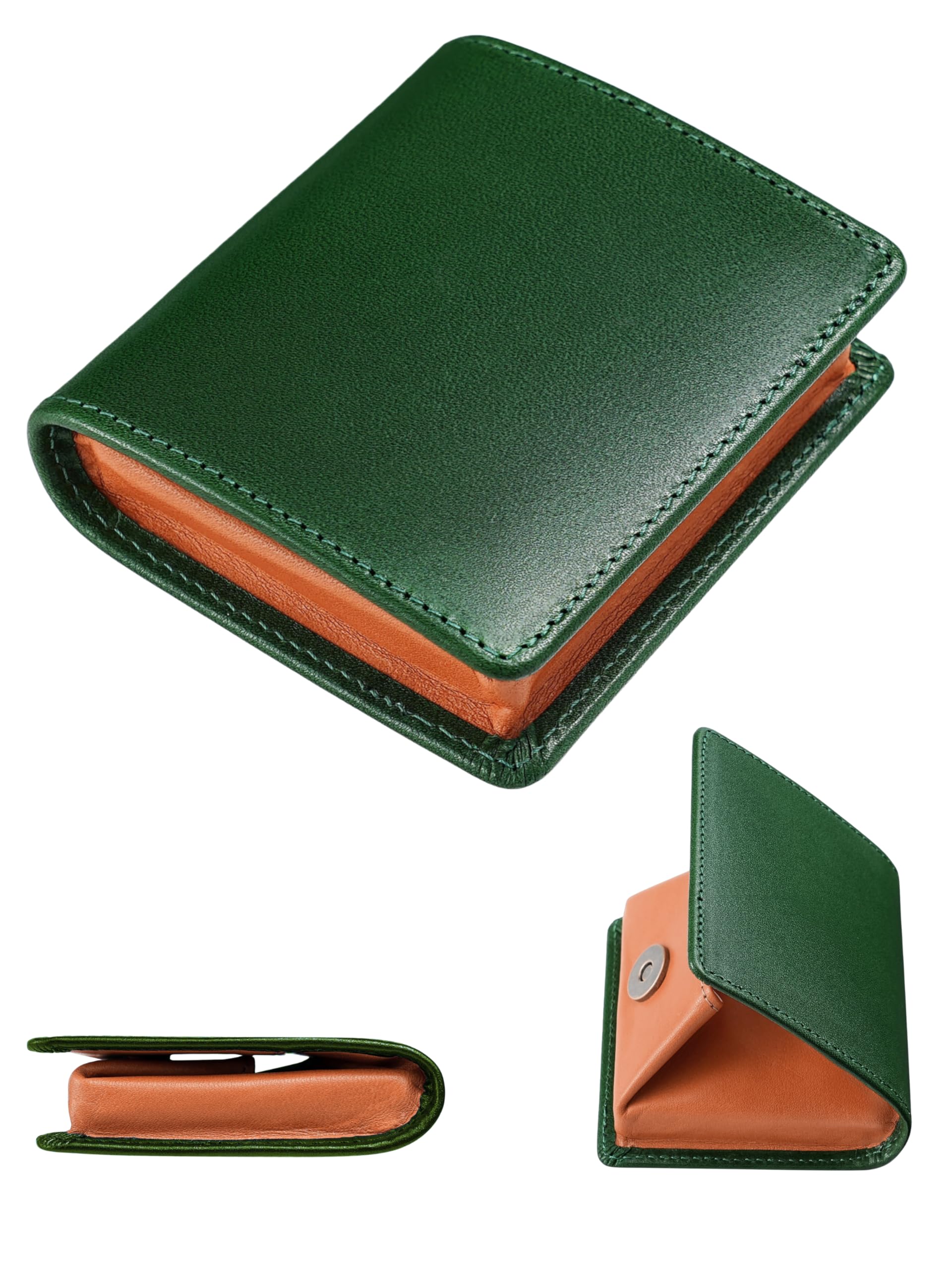 [ファブリツィオ] 小銭入れ メンズ コインケース 小さい 革 マグネット式 コンパクト 高級 イタリアン ..