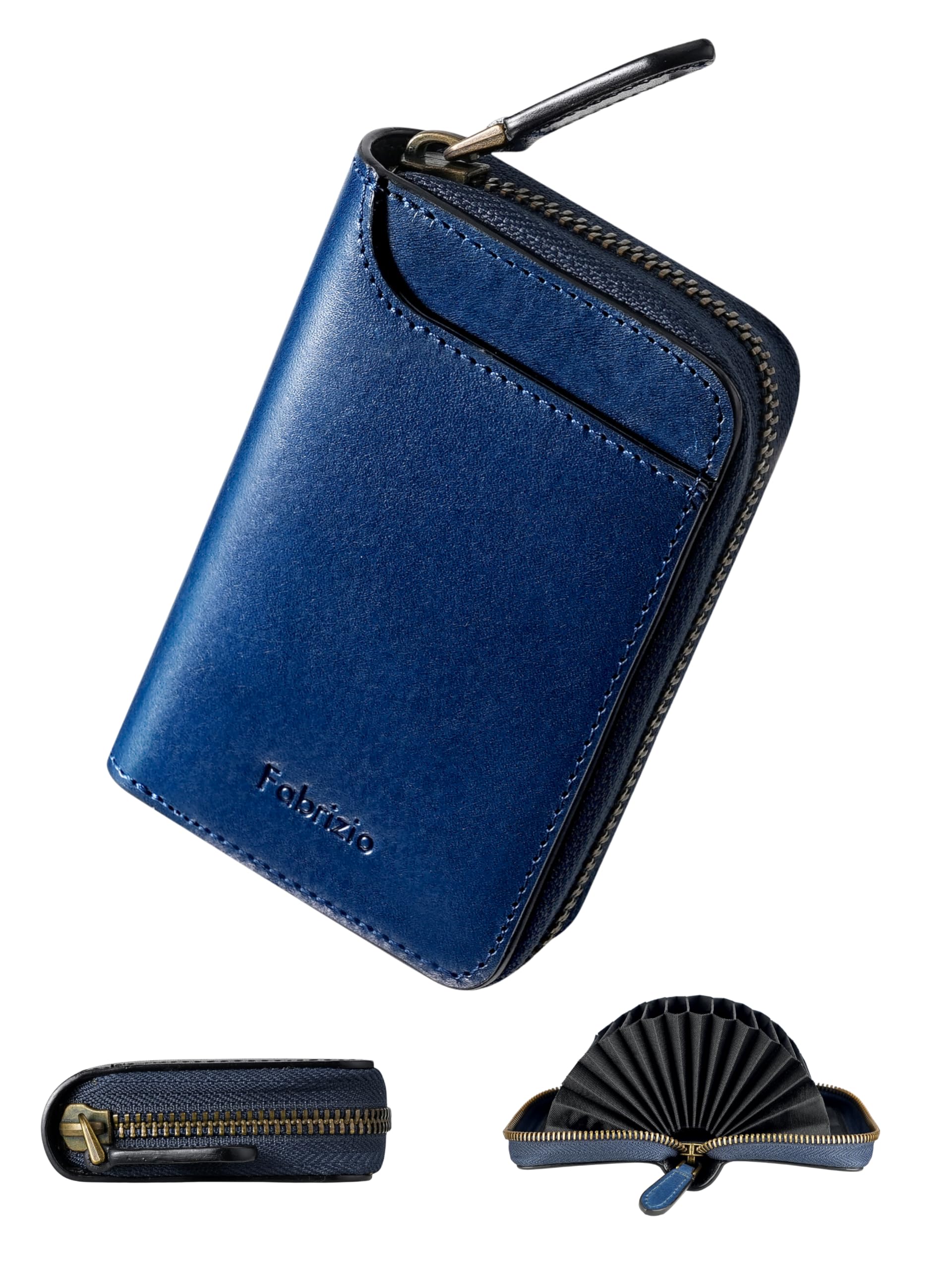 [ファブリツィオ] カードケース メンズ カード入れ クレジットカードケース ミニ財布 小銭入れ 大容量 ..