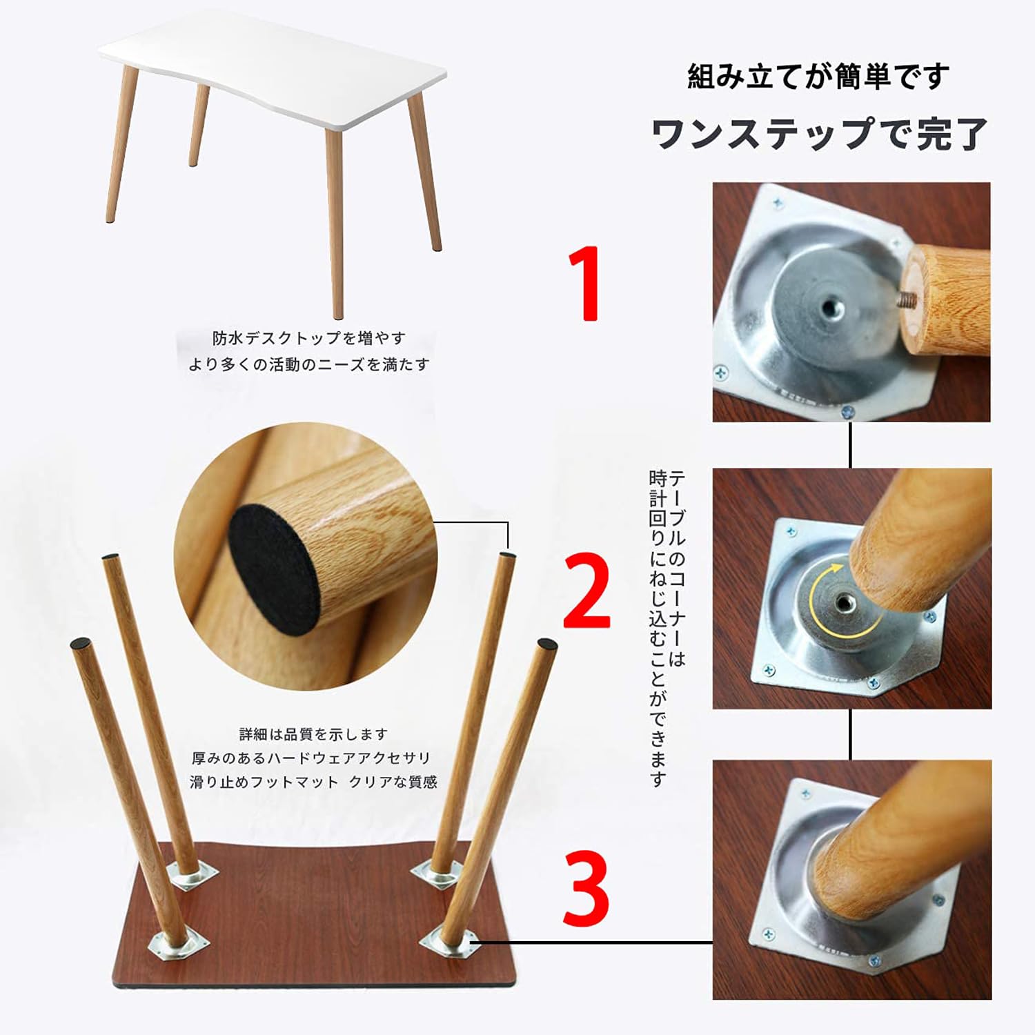 PQNLXLN �̲� �ǥ��� �ѥ�����ǥ��� ��Ω��ñ �ơ��֥� ����ץ� ��80cm�߱���50cm ����ơ��֥� �ٶ��� ���� �� PC�ǥ��� �����̳ ��⡼�ȥ���� ������� ����ץ� ������ ��ȴ� �Ż���