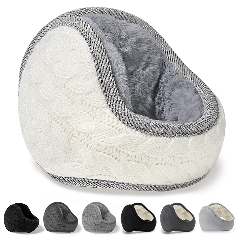 [SIVAN] イヤーマフ 防寒 イヤーウォーマー 耳あて 【蓄熱効果アップ零下防寒・極厚ボア・折り畳み式・..