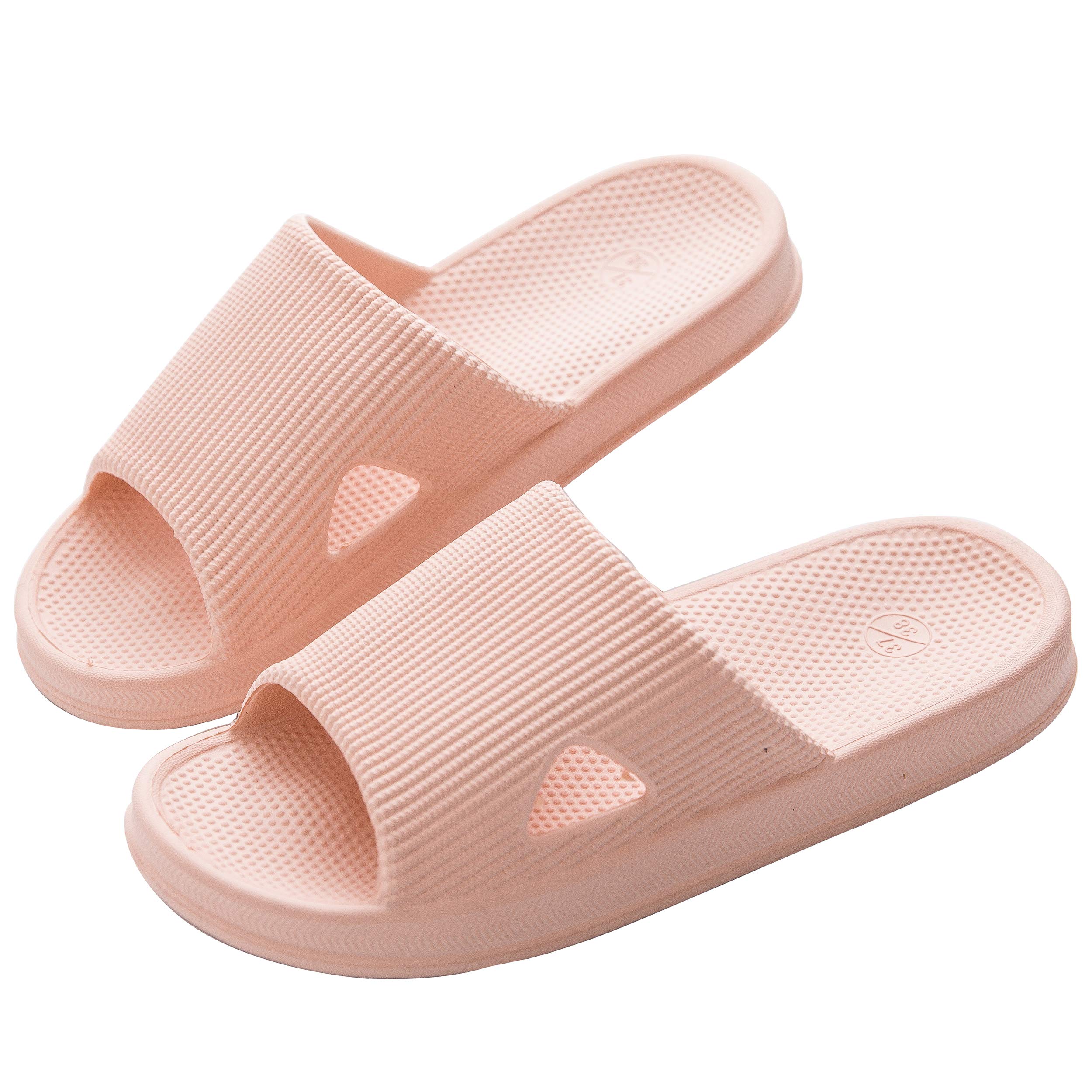 [KOCOTA] 抗菌防臭素材 スリッパ サンダル 超軽量 滑り止め 男女兼用 オレンジ S