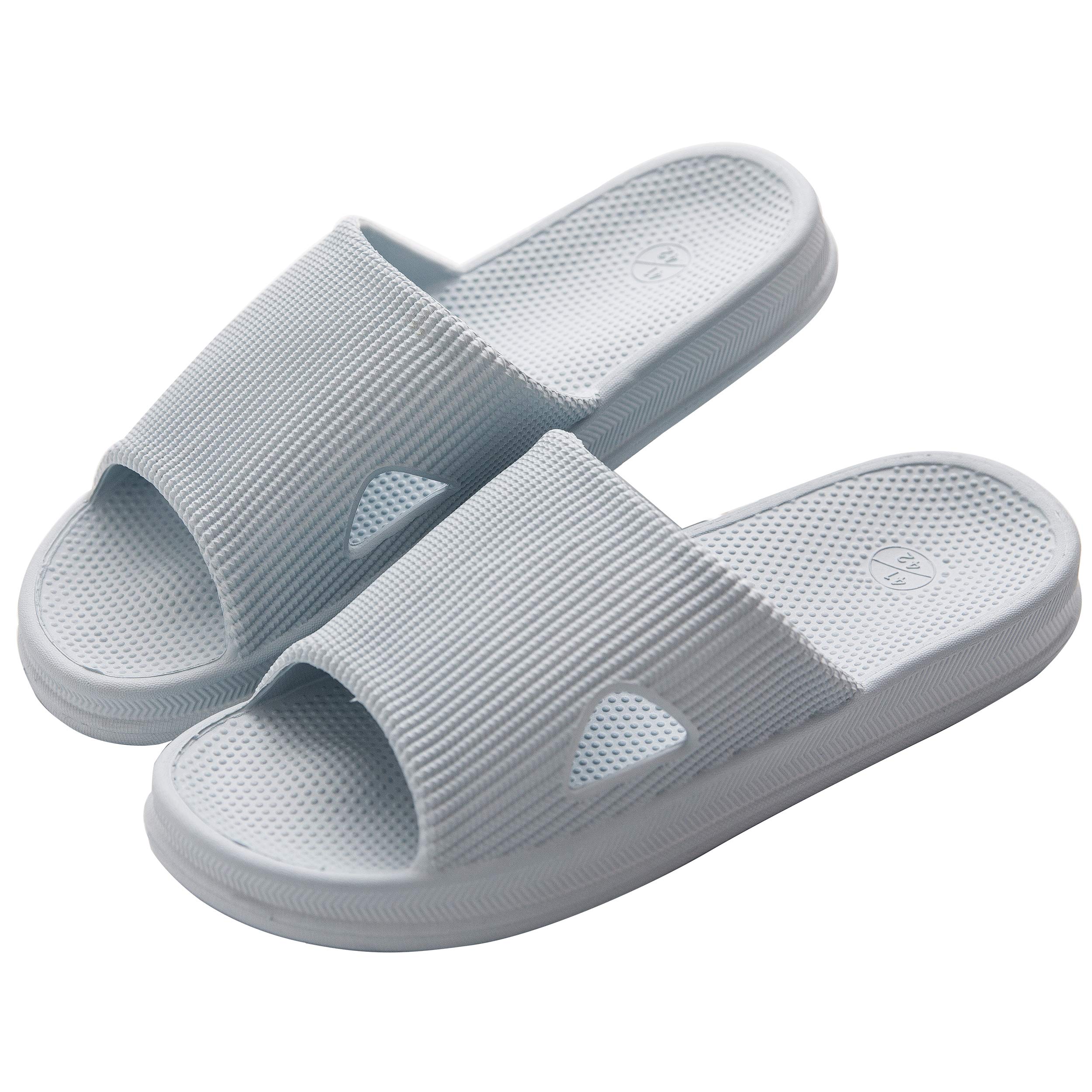 [KOCOTA] 抗菌防臭素材 スリッパ サンダル 超軽量 滑り止め 男女兼用 グレー XL