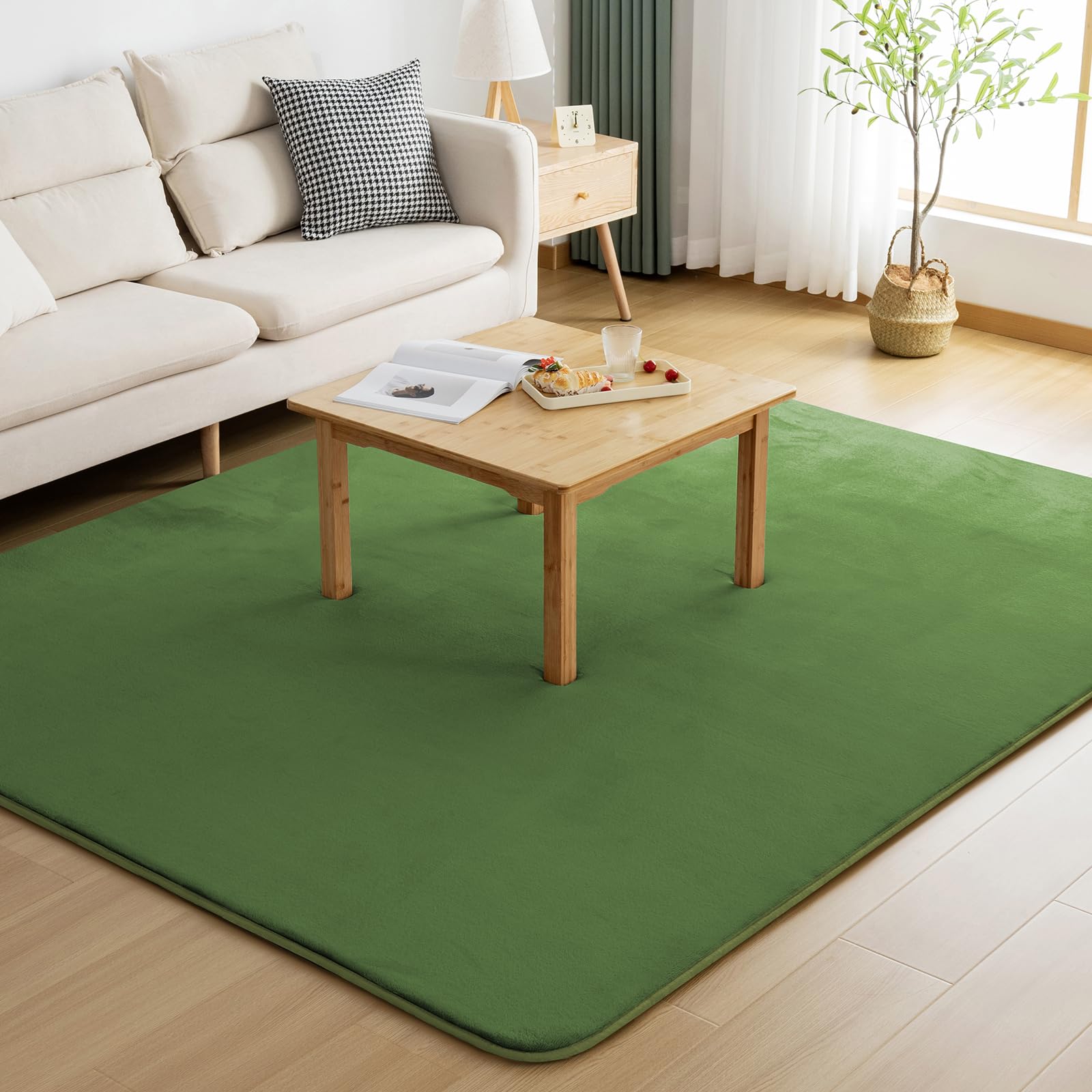 Matdeco �����ڥå� ��ȿȯ �饰 �˸�20mm �饰�ޥå��ɲ� ���� 135��185cm ��1.5�� ��� ���ߤ��� �ɥ��� ���� �ɽ� ���� ������...