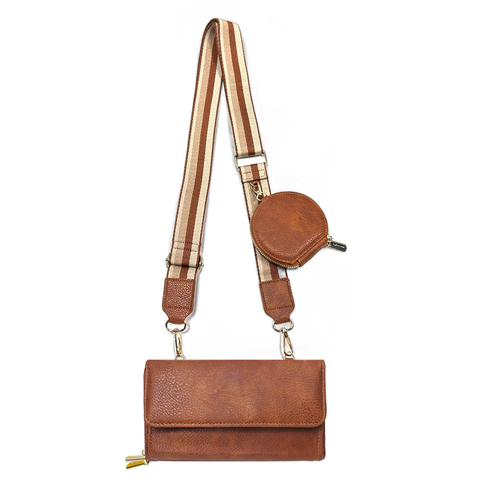 [HiChiclife] ショルダーバッグ レディース 大容量 斜めがけバッグ レディース ショルダーバッグ 軽量 お財布ポシェット おしゃれ 斜め掛け 肩掛け 財布 ポーチ 小物入れ 人気 可愛い