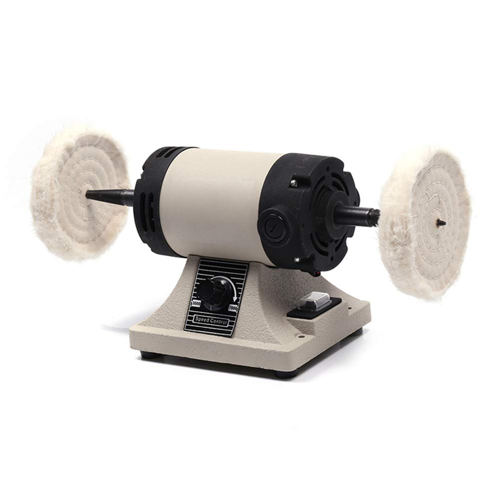 BAOSHISHAN卓上グラインダー ミニ両頭グラインダー 軽便グラインダー ポリッシャーグラインダー ベンチ..