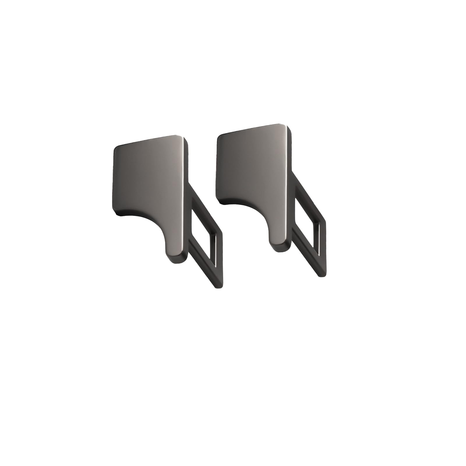 シートベルト キャンセラー 車用 ブロック 車内アクセサリー キーホルダ 2個 補助ベルトバックル 黒 L..