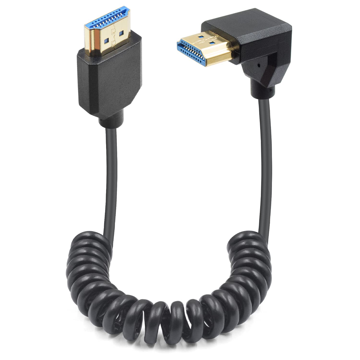 Duttek 8k HDMI 2.1 変換ケーブル, L字型 HDMI...(3.0)