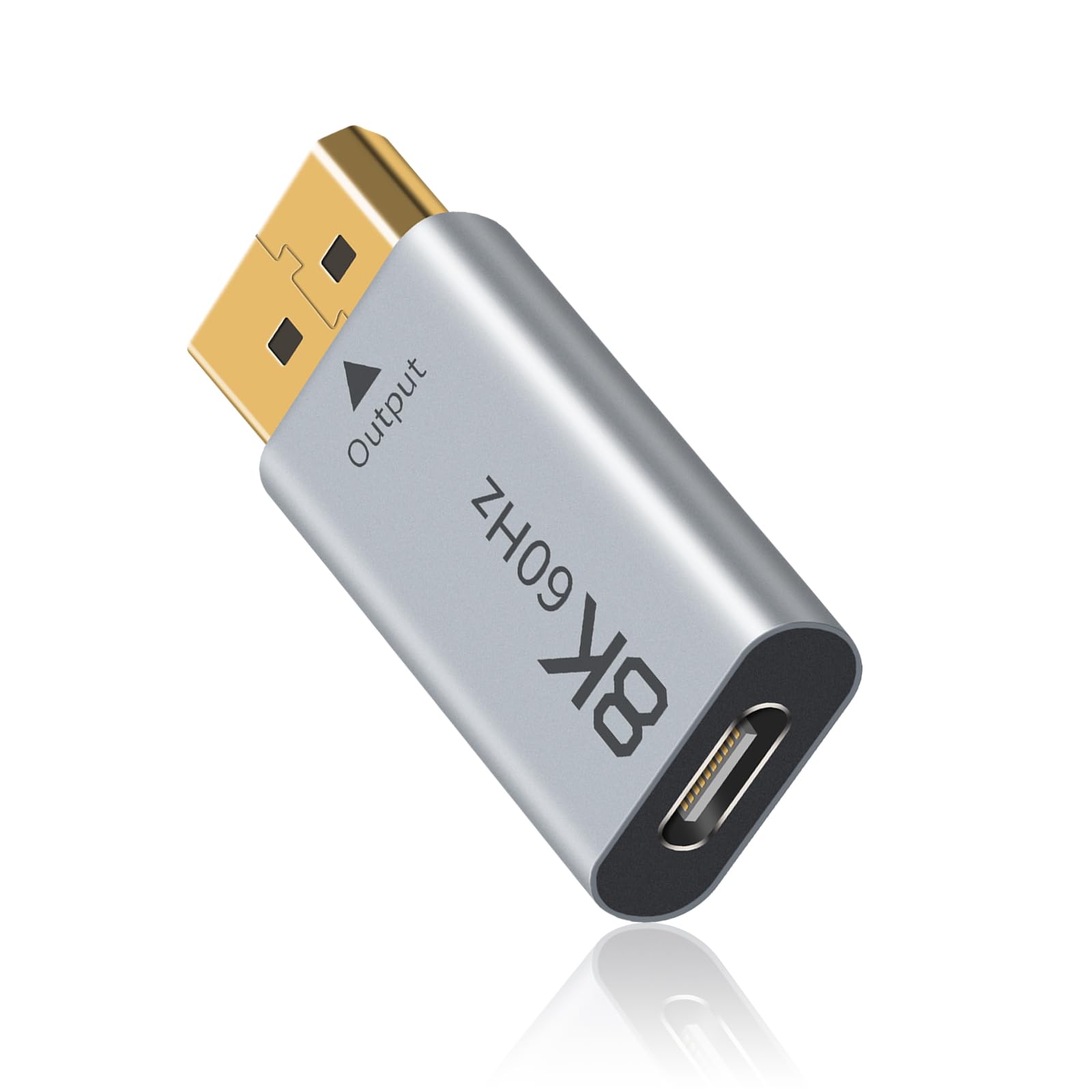 Rakuten - Duttek USB C DP変換アダプタ、USBタイプCメス DPオス変換アダプタ、Thunderbolt 3/4 DisplayPort 1.4アダプタ 8K@60Hz解像度対応 iPhone 16,15シリーズ、MacBookに対応。