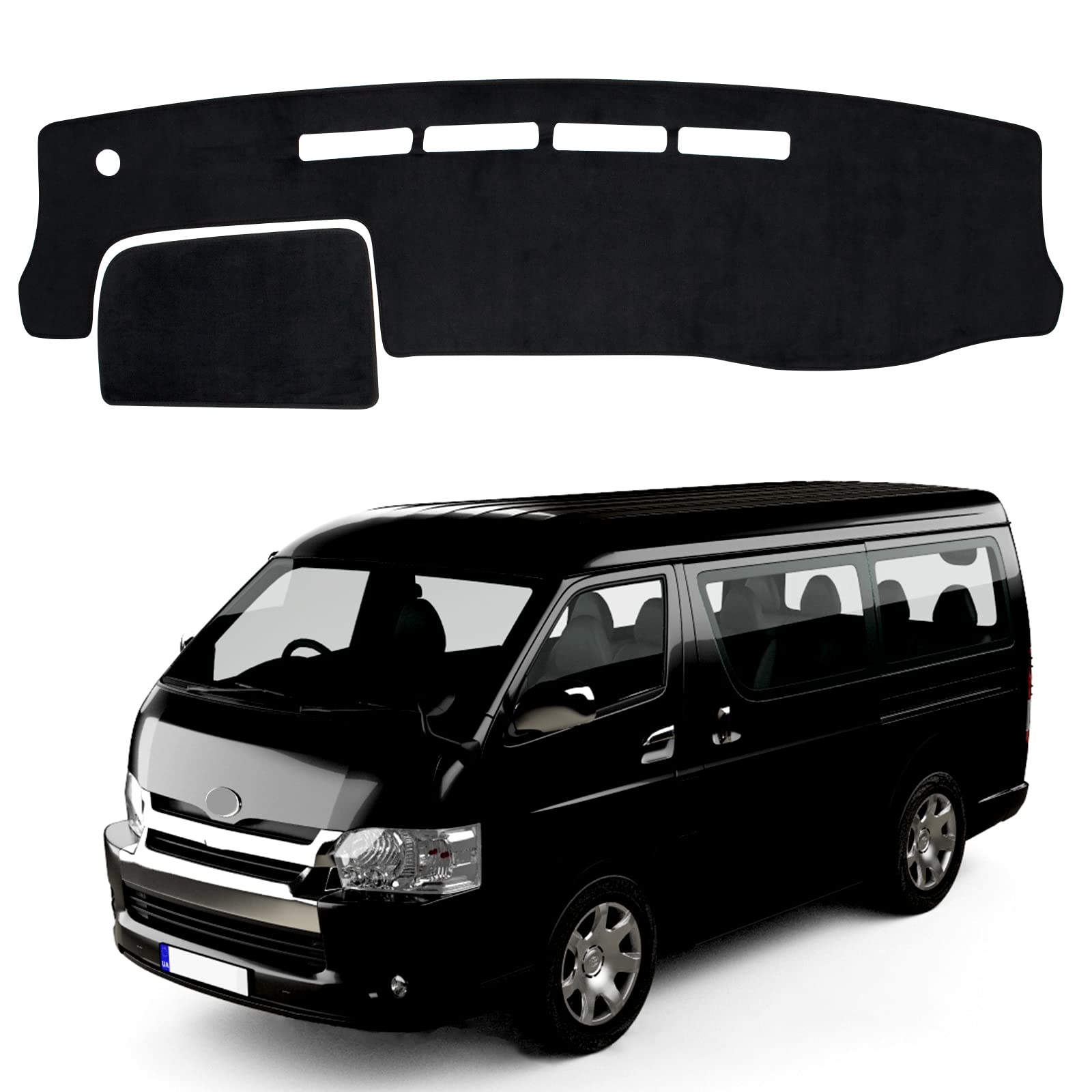 トヨタ ハイエース 200系 標準ボデ ダッシュボードマット 車種専用設計専用 車内 ダッシュボードカバー..