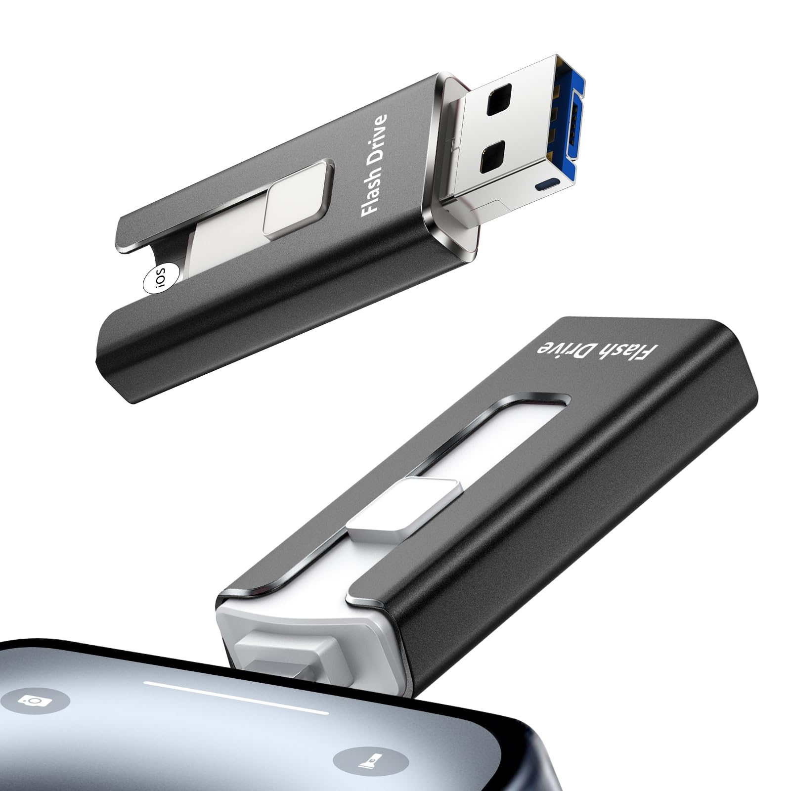 usbメモリ「アプリ不要 phone から 直接 usb に 写真 を...(3.0)