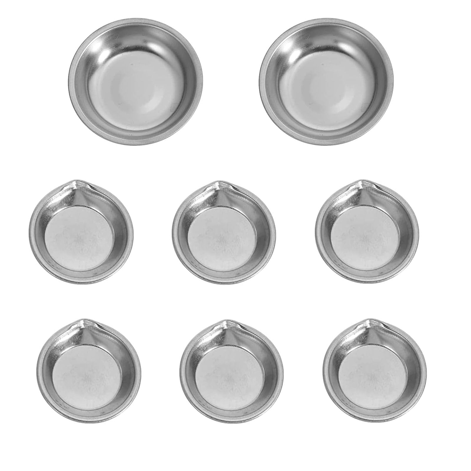 サムコス プラモデル 塗装セット 8点セット 塗料皿 6本入 ステンレス製筆洗（大皿）2枚入 初心者セット ホビー用塗装用具
