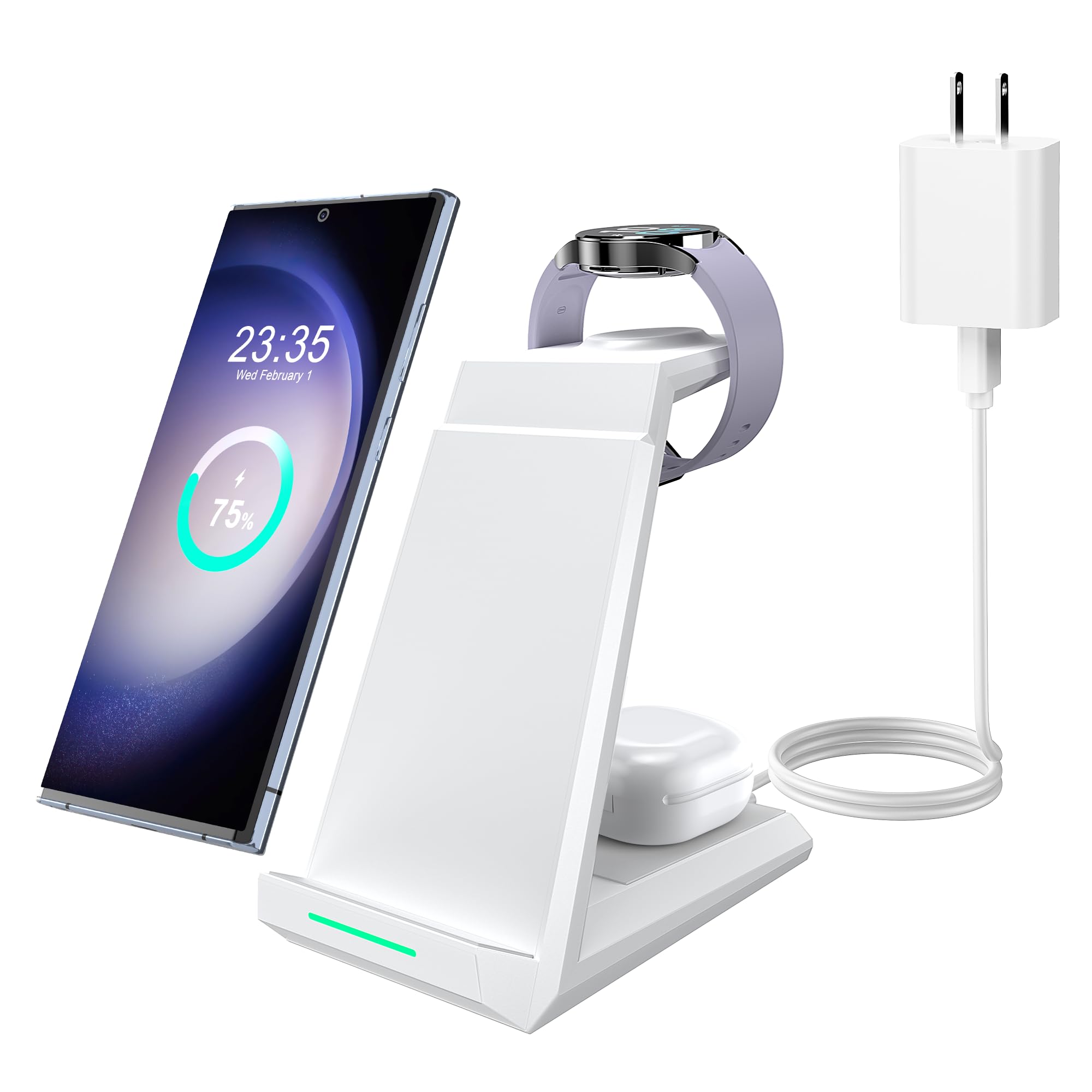 NANAMI 3in1 磻쥹Ŵ (饯) ® Galaxy Watchб Galaxy Z Flip/Fold꡼/S25/S24/S23/S22/S21(Ultra) 饯å 6/5/5 Pro/4/3 G