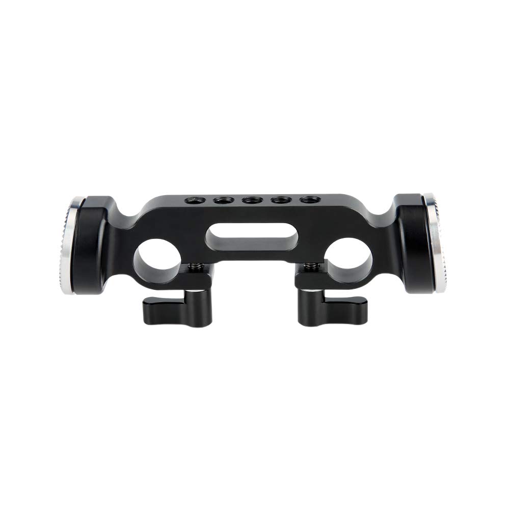 Rakuten - NICEYRIG 15mmダブルホールロッドクランプ ARRI標準ロゼットアマント付き 15mmロッドクランプ 汎用 15mmレールショルダーサポートシステムに対応 DSLR 装備 DSLR Rigs DSLRリグ-254