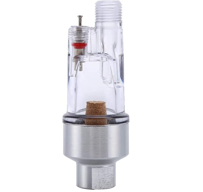 urlife エアフィルター エアブラシ用エアフィルター 水吹き防止 ダスト除去 インライン水分トラップ エアーブラシ用 U-Ab-ft