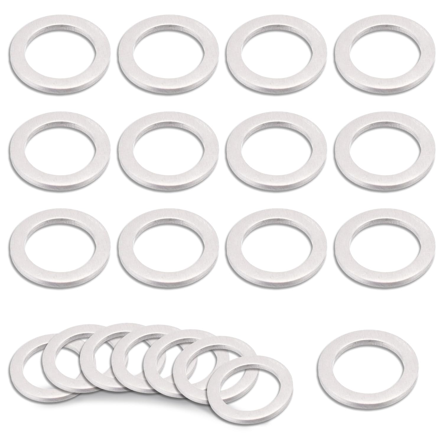 ドレンワッシャー ドレンパッキン ダイハツ 2サイズ展開 20個入 アルミ合金製 オイルドレン抜きガスケ..