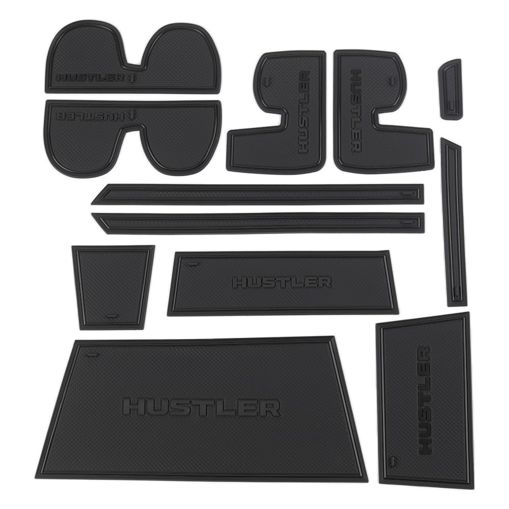 SAWAKAKI スズキ ハスラー MR31S MR41S 専用 インテリアラバーマット ドアポケットマット ラバーマット..