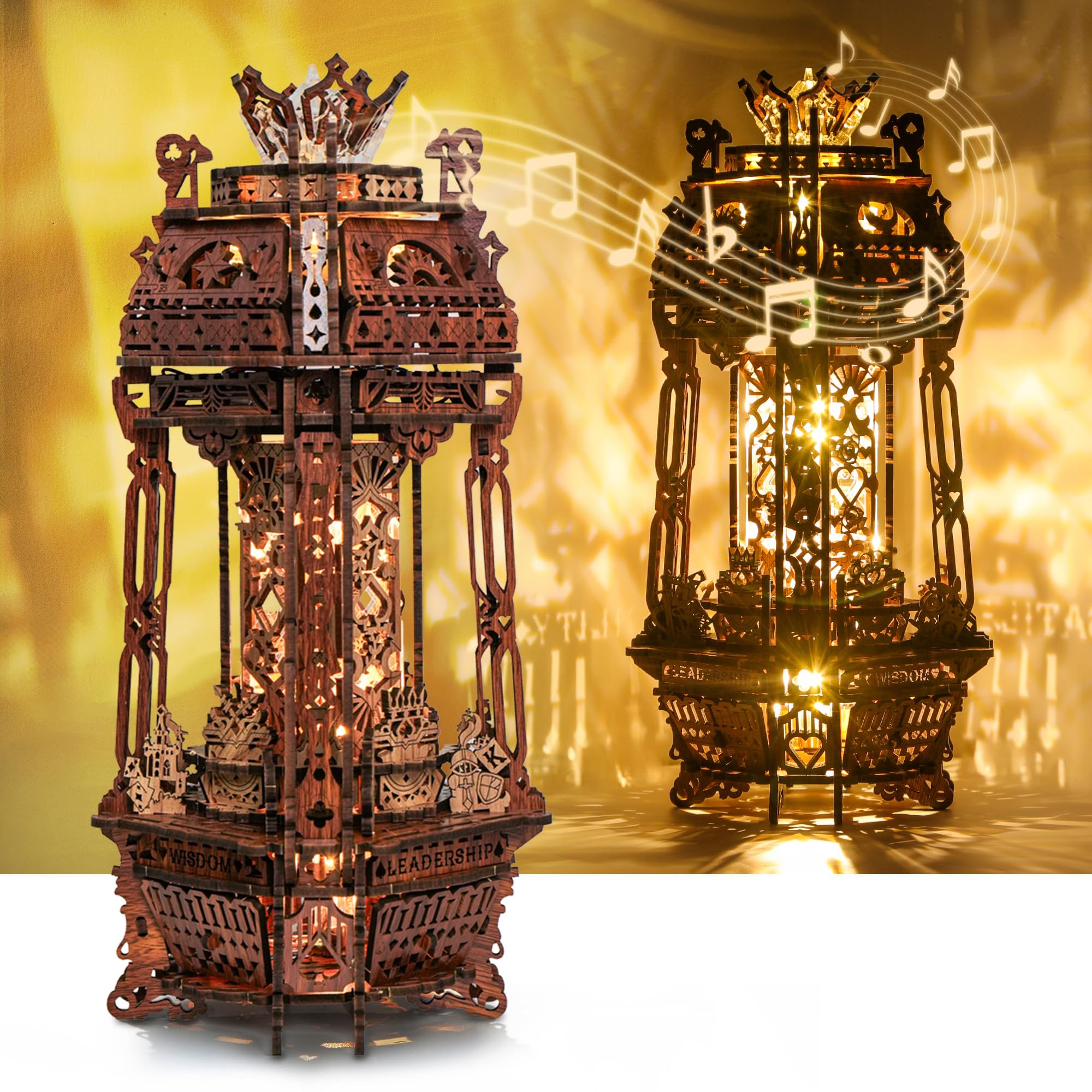 FUNPOLA 3D�ѥ��� �����ѥ��� �ȥ�������� LED�饤���դ� ���르�����դ� DIY ����եȥ��å� �ۡ���ǥ��졼������ѤΥʥ��ȥ饤�� �Ȥ�Ω��...