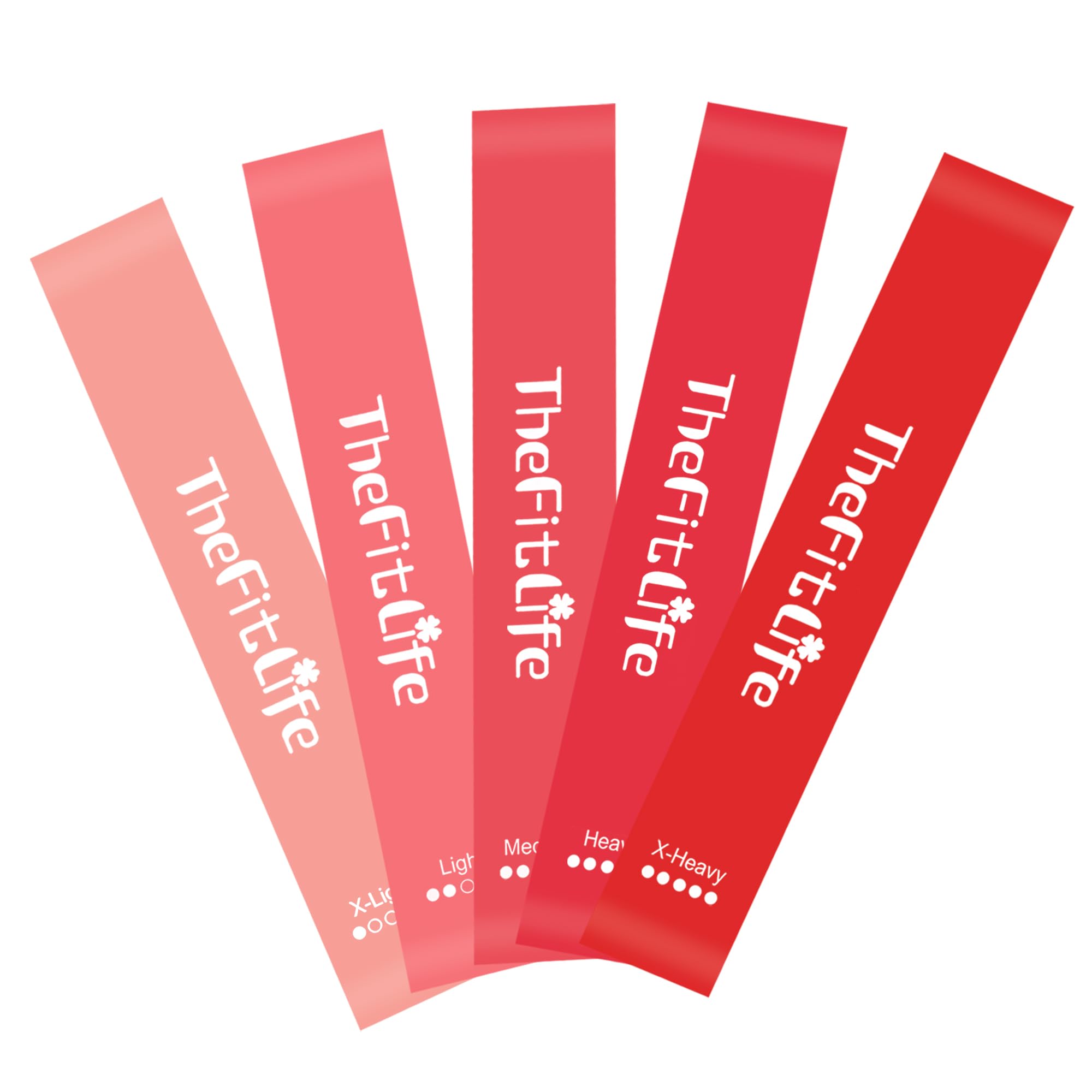 TheFitLife トレーニングチューブ 筋トレチューブ フィットネスチューブ (ピンク)