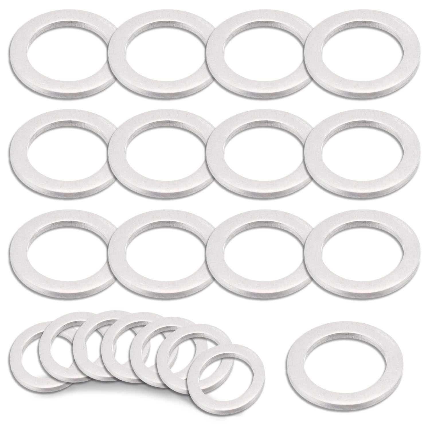 ドレンワッシャー ドレンパッキン ダイハツ 2サイズ展開 20個入 アルミ合金製 オイルドレン抜きガスケ..