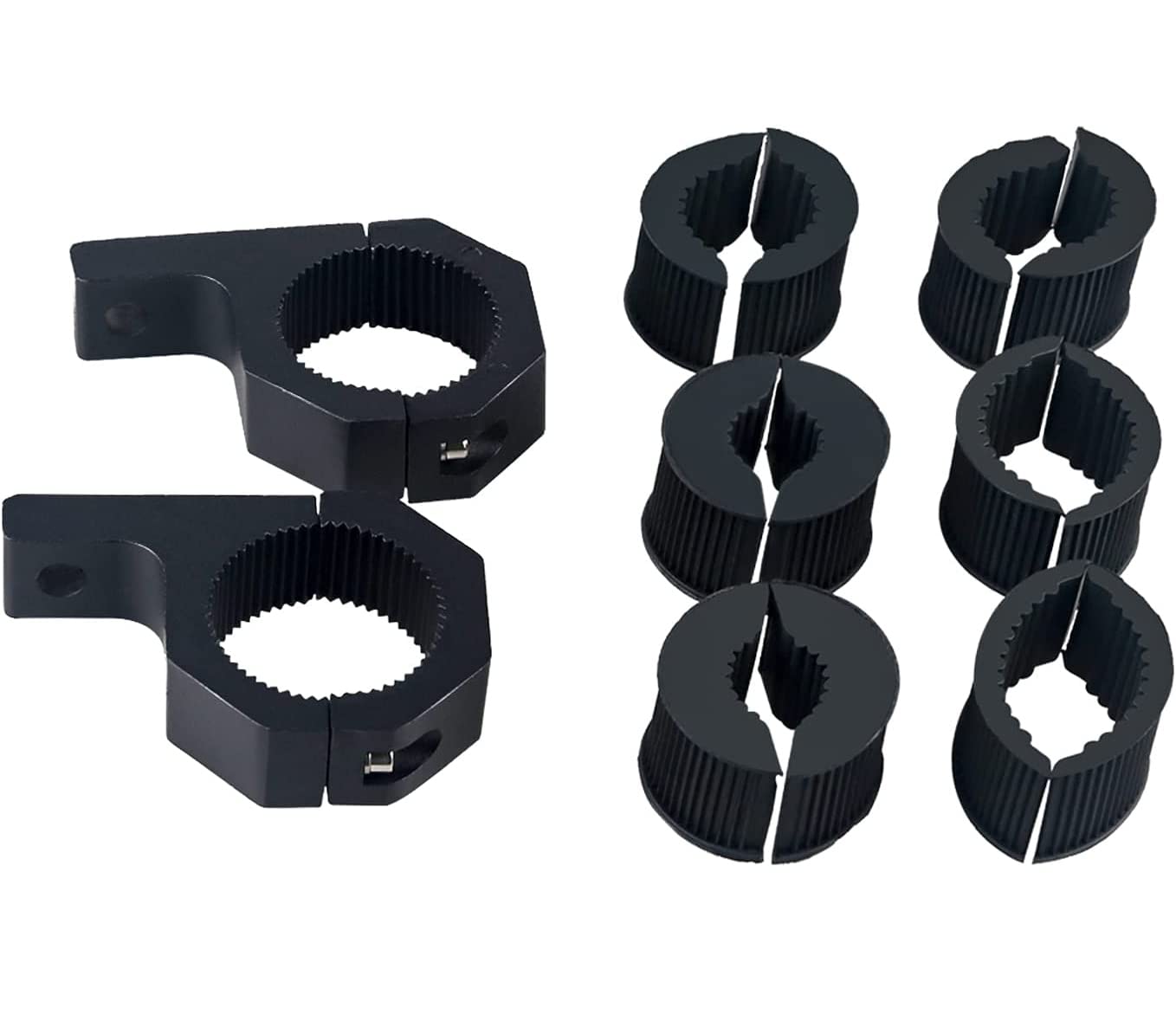 オートバイ 作業灯 用 パイプ 挟み込み ステンレス ブラケット 前照...(3.0)