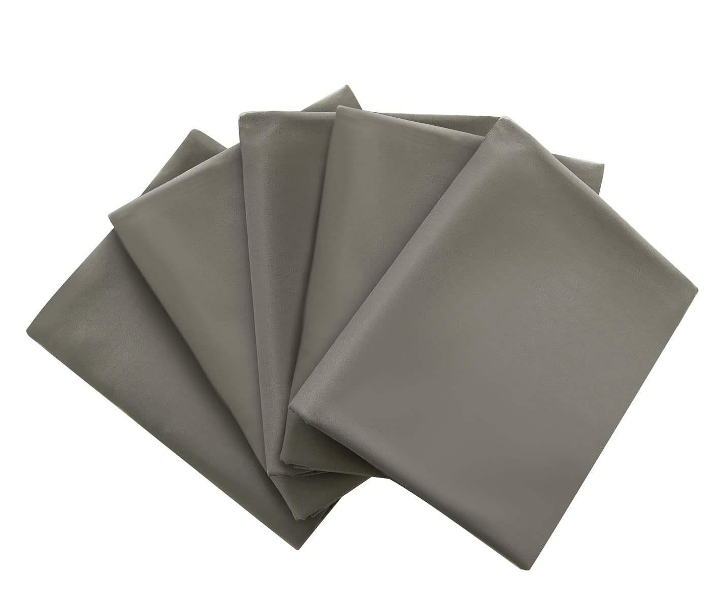 敷きシーツ フラットシーツ シングル グレー （150×250cm）業務用 ベッドシーツ 5枚組 マットレスカバ..