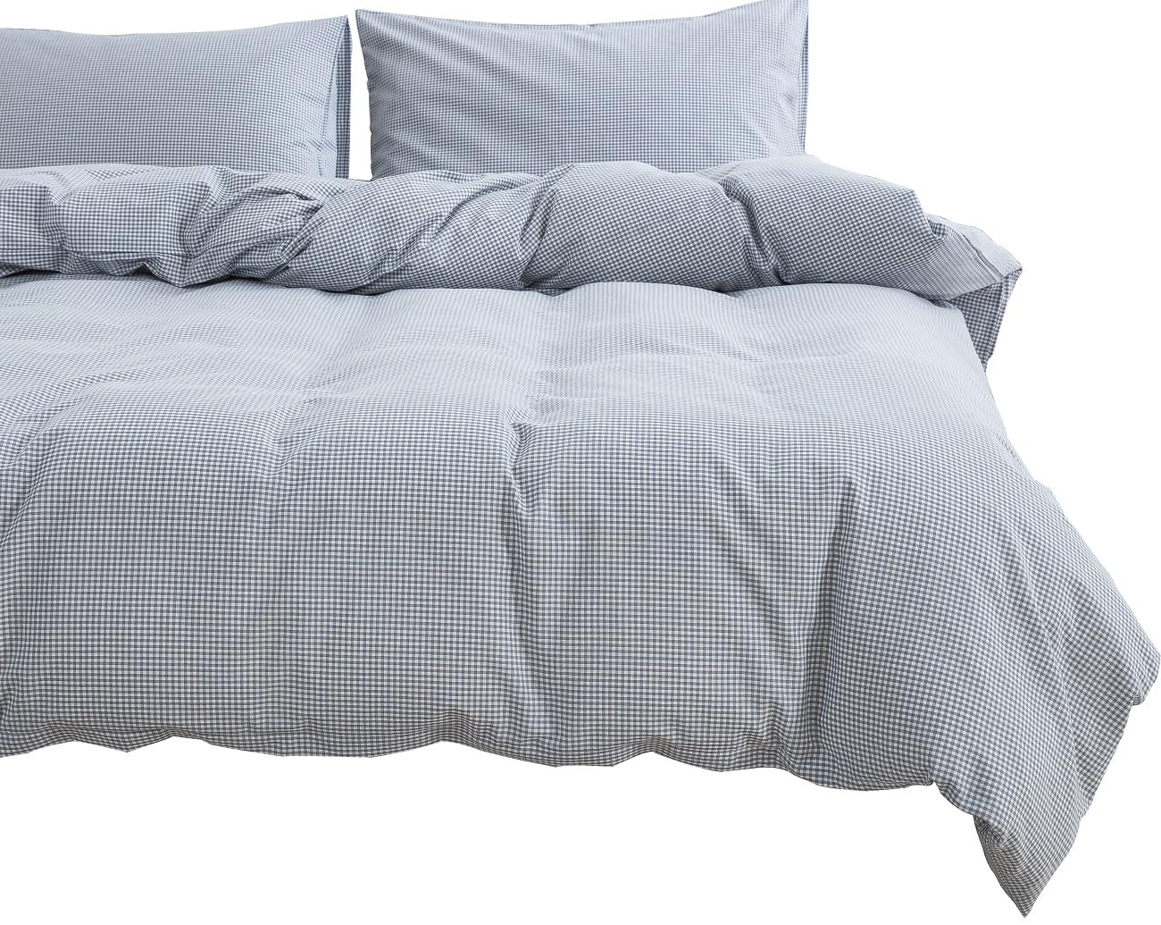 【掛け布団カバー 単品売り】クイーン 210x210cm オーガニックコットン 掛かバー 洗いざらしの綿100% ..