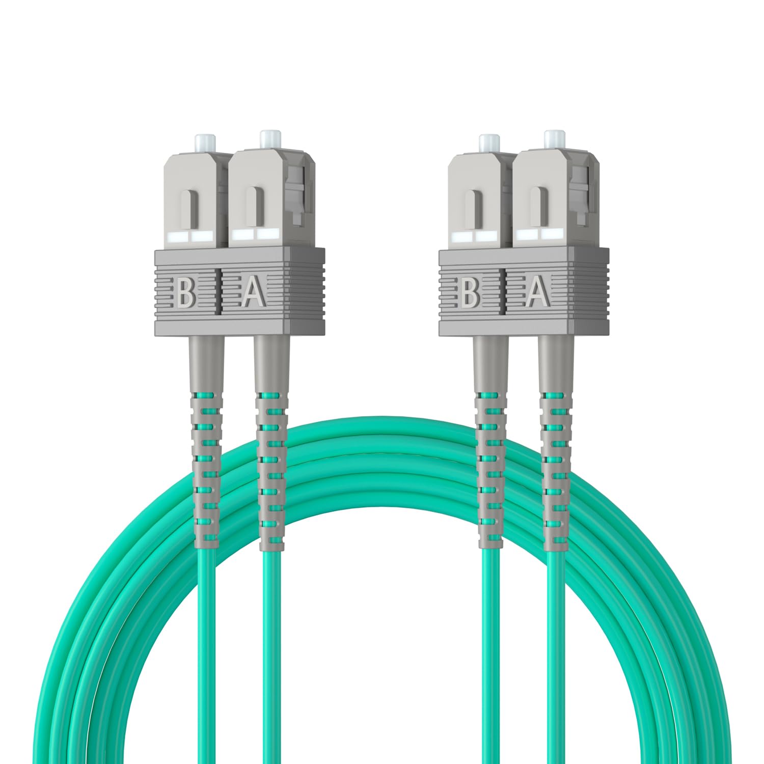 Rakuten - 10Gtek OM3 マルチモード デュプレックス SC-SC コネクタ 光ケーブル 宅内光配線コード 光ファイバーケーブル 10m