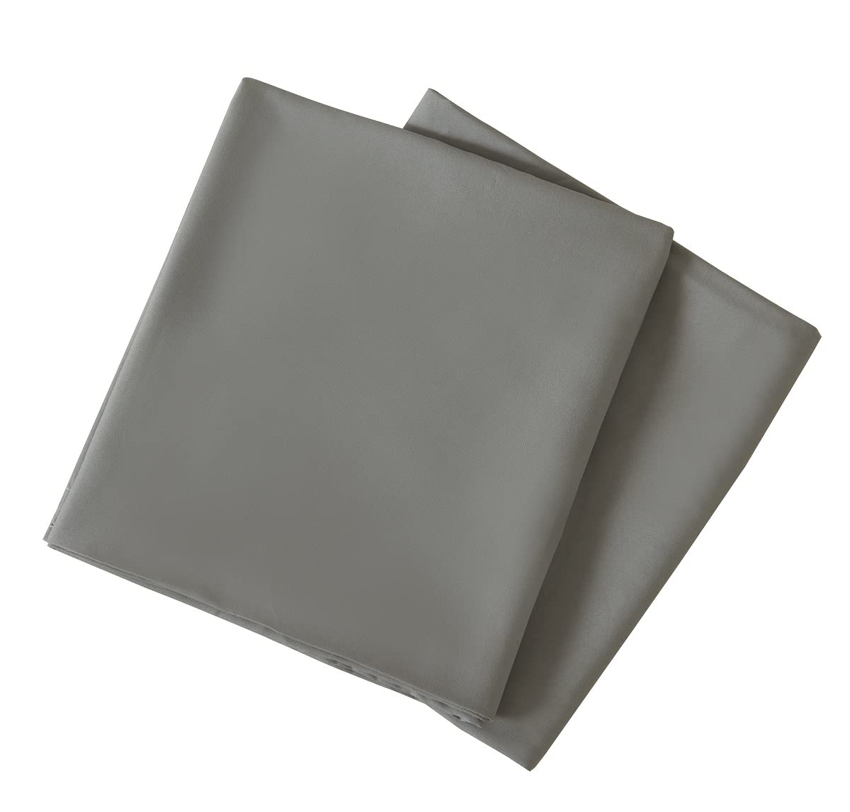 敷きシーツ フラットシーツ シングル グレー （150×250cm）業務用 ベッドシーツ 2枚組 マットレスカバー アッパーシーツ