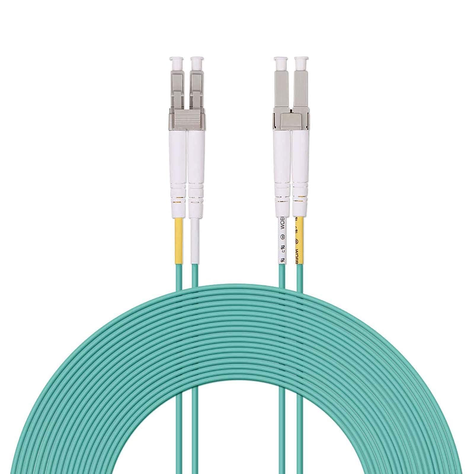 Rakuten - 10Gtek OM3 マルチモード デュプレックス LC/LC 10Gb 40Gb 光ファイバーケーブル 50/125μm 30m