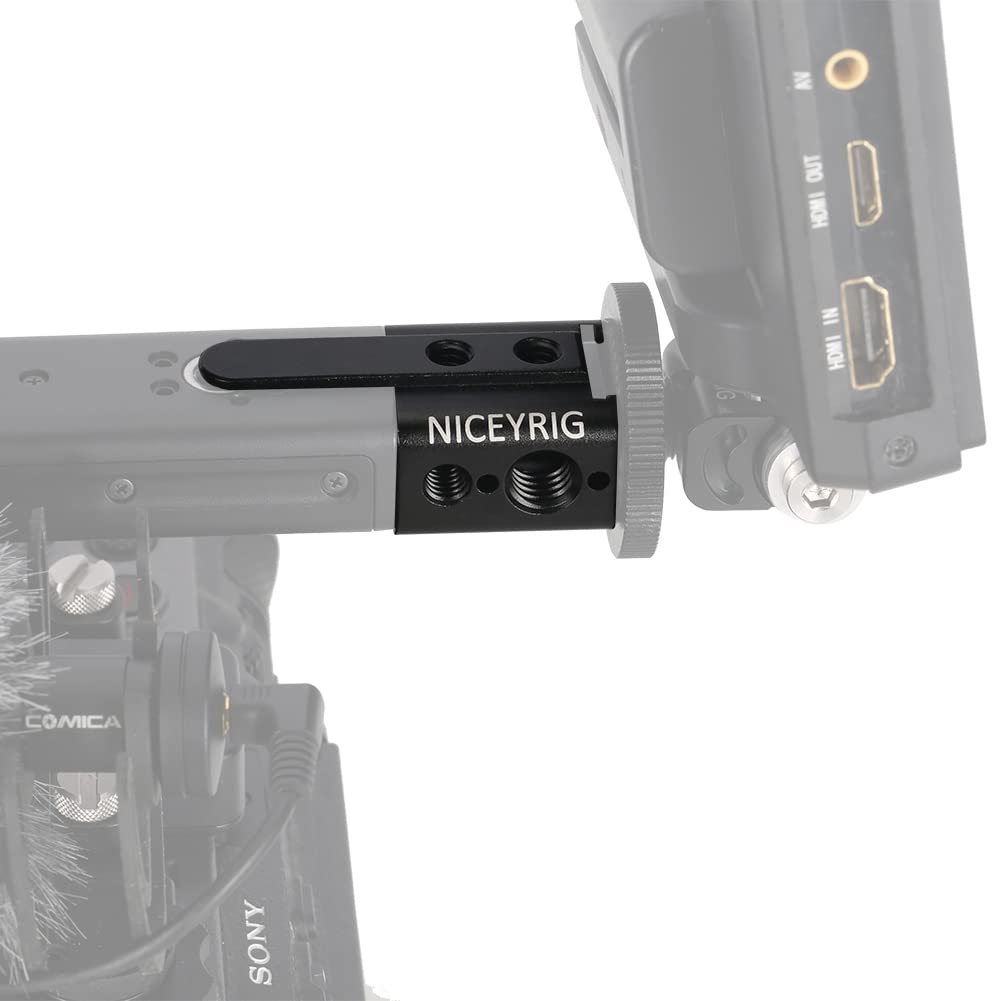 NICEYRIG ハンドル延長リグ for Sony FX3 XLRに対応ハンドル延長バー FX3 FX30用XLR ハンドル専用延長リグ カメラアクセサリー-490