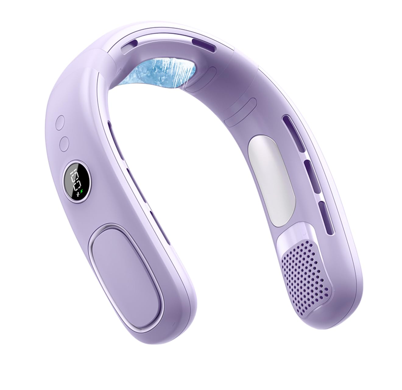 【2025夏新登場 瞬間冷却ネックファン】首掛け扇風機 ネッククーラー 超軽量 くびかけ扇風機 静音設計 5段階風量調節 冷却プレート搭載 携帯扇風機 360°強力送風 5000mAh大容量 羽根なし ポータブルファン 超長時間連続稼働 熱中症対策 マスク