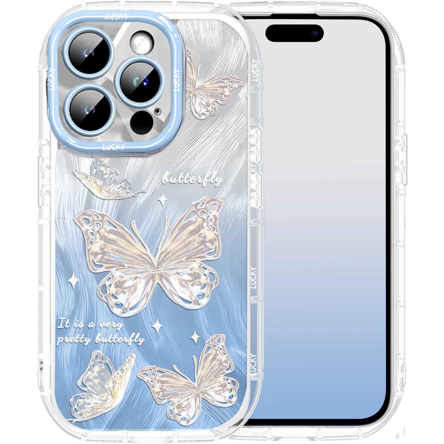 Rakuten - Muzif iPhone 14 用 ケース 可愛い 蝶柄 ちょう かわいい 羽織紋です 韓国 薄くて軽い 人気 おしゃれ 蝶と スマホケース 耐衝撃 アニメ 蝶模様 携帯カバー レンズ保護 携帯ケース アイフォン14 用 スマホカバー (iPhone 14