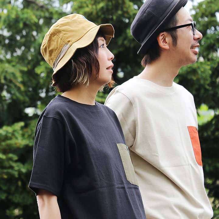 Tシャツ 半袖 ティーシャツ クルーネック 綿100％ 天竺 「配色 切り替え ポケット」 レディース メンズ 無地 カジュアル 40代 50代 TOneontoNE [トーン]