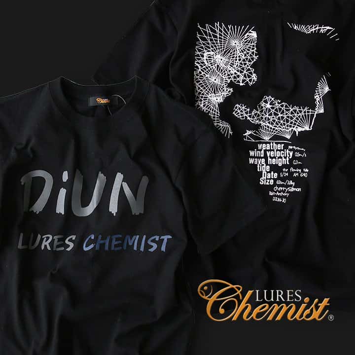 Lures Chemist ルアーズケミスト Lures Chemist ルアーズケミスト tシャツ 半袖 メンズ レディース 綿100％ 5.6オンス フロント バック プリント 北海道 旭川 フィッシングルアーブランド アウトドア 黒 釣り カジュアル PATY パティ 正規代理店