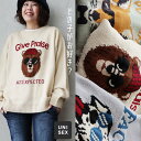 ニット 長袖 メンズ レディース クルーネック ジャガード アクリル100 アニマル 動物 ロゴ 配色 伸縮性 ゆったり 大きいサイズ カジュアル 秋 冬 動物...